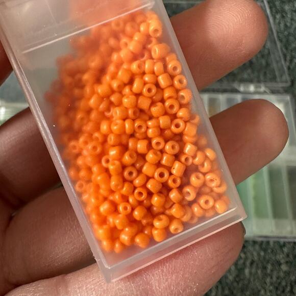 HUGE LOT - Seed Beads, Opaque, Lined, Some Bugle Beads, Containers INCLUDED! - Picture 7 of 7